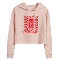 thumbnail image 1 of Coca-Cola - Warped Coke Can  - Juniors Cropped Pullover Hoodie, 1 of 5