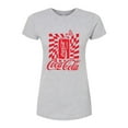thumbnail image 1 of Coca-Cola - Warped Coke Can  - Juniors Fitted Graphic T-Shirt, 1 of 5
