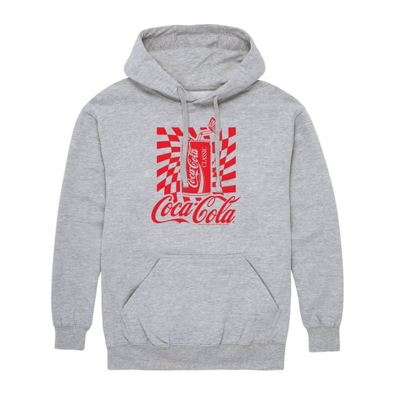 Coca-Cola - Warped Grid With Can - Men's Fleece Pullover Hoodie