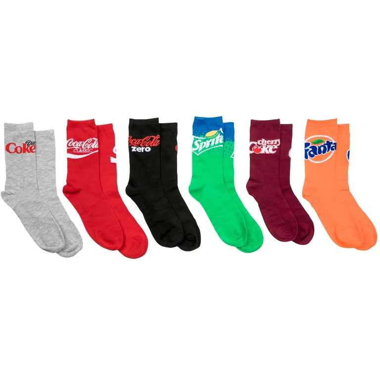 Cadeau Coca Cola Coca-Cola Chaussettes Femme Et Ado Lot De 4 Ou 5 Paires Chaussettes Amusantes Mi-Mollet Design Fanta Sprite Idu00e9e Cadeau Femme (Multi, 36/40 EU, 4 Objet Coca Cola Cadeau Coca Cola Coca-Cola Chaussettes Femme Et Ado Lot De 4 Ou 5 Paires Chaussettes Amusantes Mi-Mollet Design Fanta Sprite Idu00e9e Cadeau Femme (Multi, 36/40 EU, 4 Objet Coca Cola