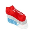 thumbnail image 1 of Coca-Cola Women's Holiday No-Show Socks, 3-Pack, Size 4-10, 1 of 5