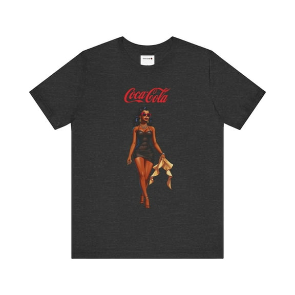 Coca Cola Women's Relaxed Fit Short-Sleeve Crewneck T Shirt