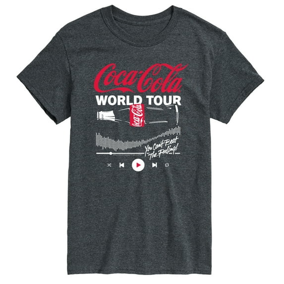 Coca-Cola- World Tour Bottle - Men's Short Sleeve Graphic T-Shirt