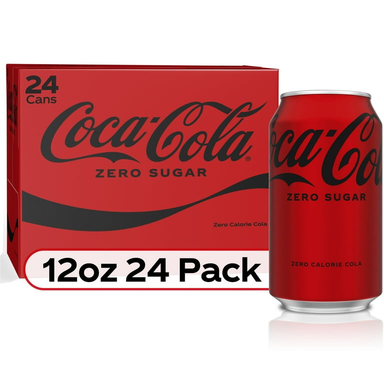 Coca-Cola Zero Sugar, Caffeine, Sugar-Free Soda Pop, 12 fl oz Can 