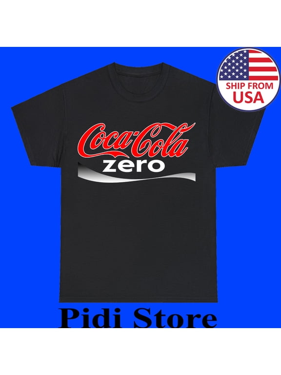 Coca Cola Zero Men's Black T-Shirt Size S to 3XL