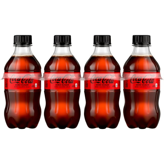 Coca Cola Zero Sugar, 12 Fl Oz Bottles, 8 Pack