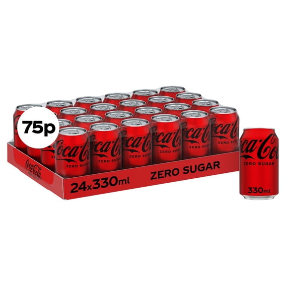 Coca-Cola Zero Sugar 330ml (pack of 24)