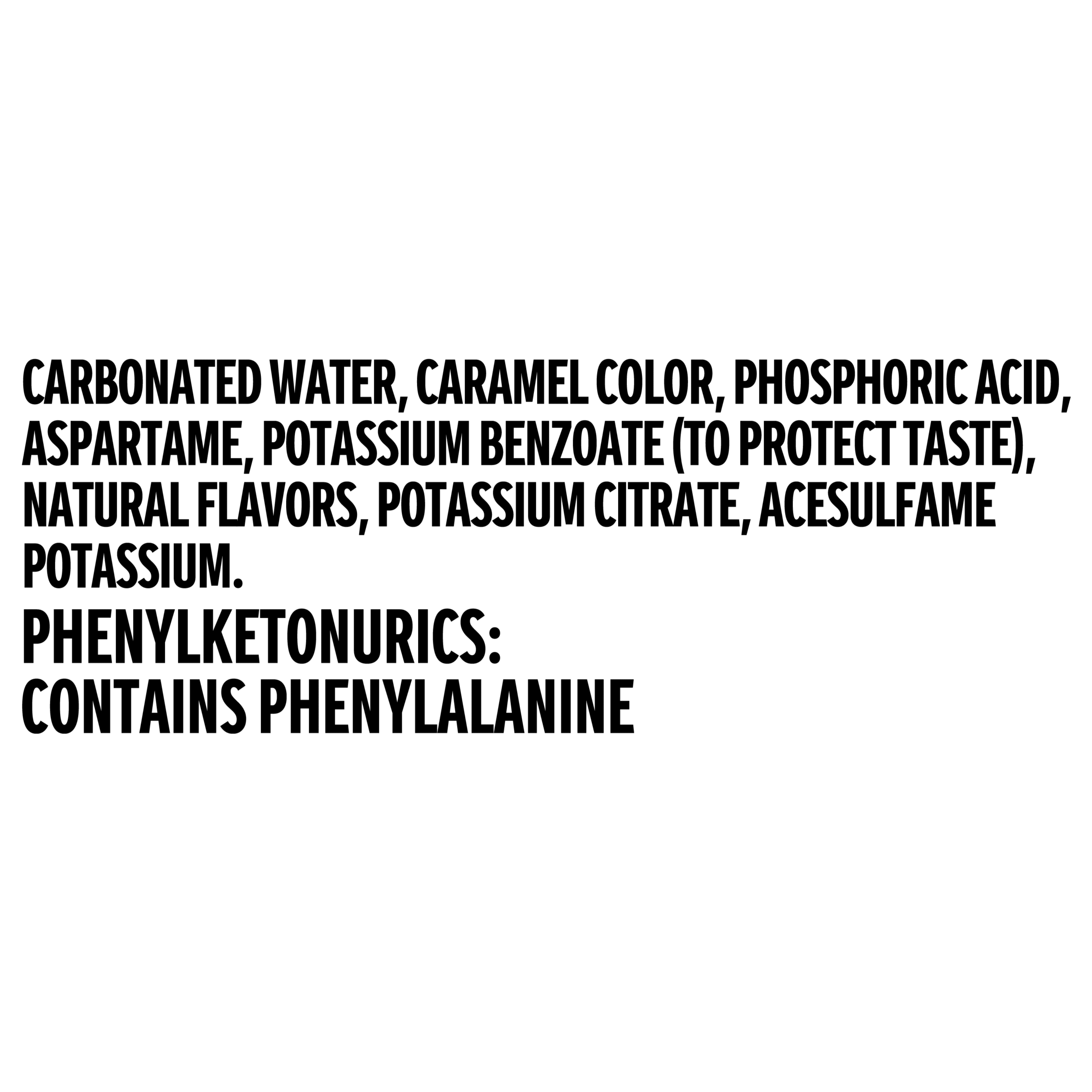 Coca-Cola Zero Sugar, Caffeine Free Soda Pop, 12 fl oz, 12 Pack Cans