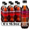thumbnail image 1 of Coca-Cola Zero Sugar Cherry Diet Soda Soft Drink, 16.9 fl oz, 6 Pack, 1 of 6