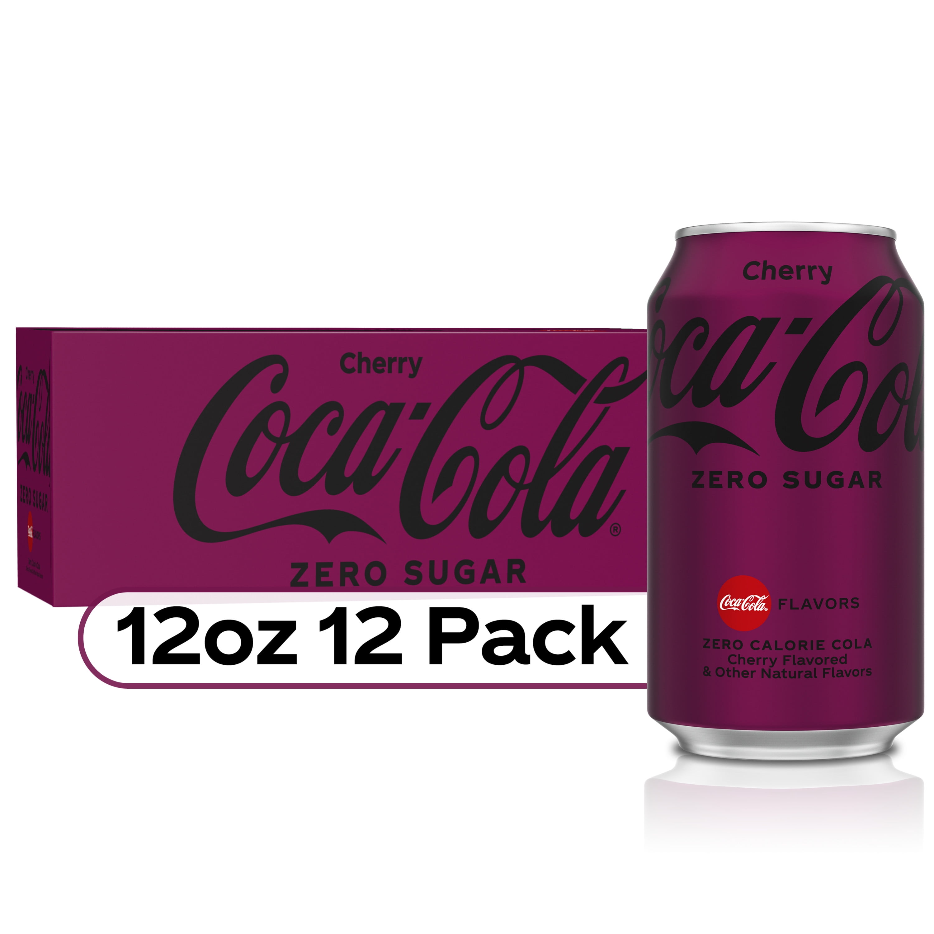 Coca Cola Cherry Soda Pop 12 fl oz 24 Pack Cans