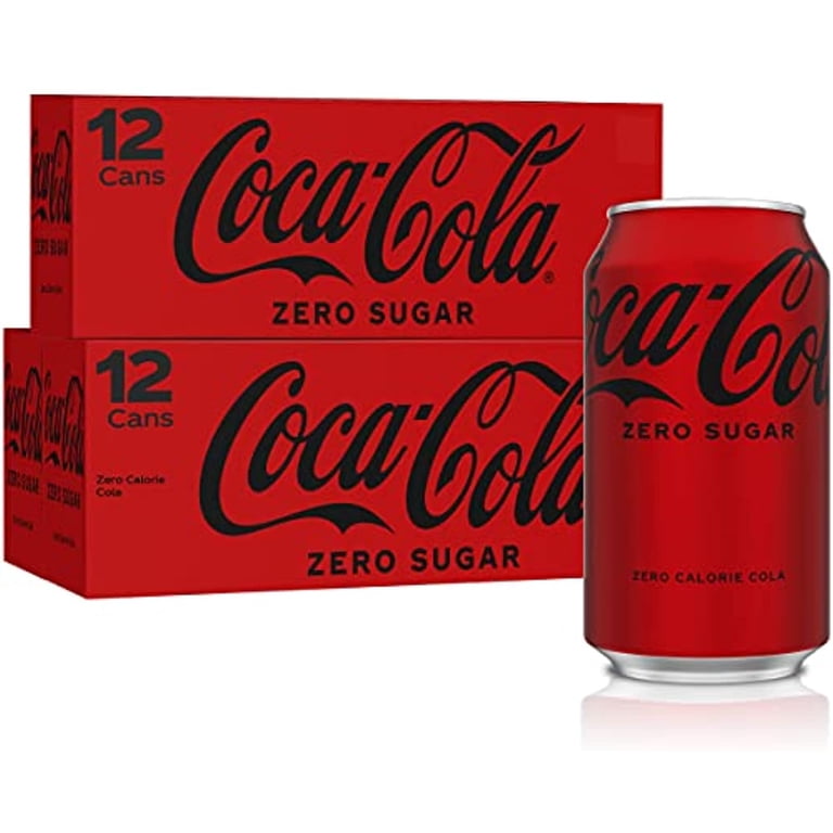 Coca-Cola Zero Sugar Fridge Pack Bundle, 12 Fl Oz, 36 Pack 
