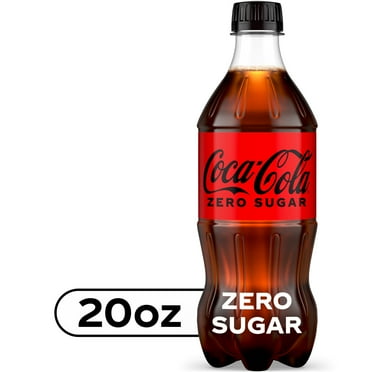 Coca-Cola Zero Sugar Soda Pop, 20 fl oz Bottle