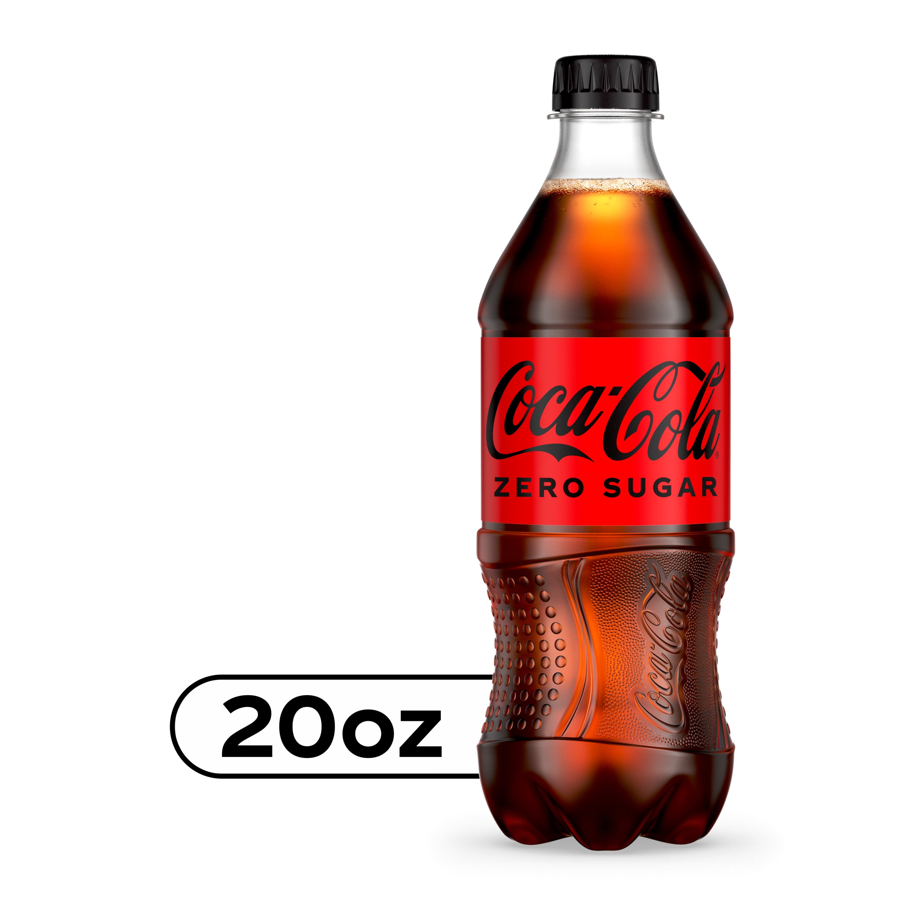 Coca-Cola Zero Sugar Soda Pop, 20 fl oz Bottle