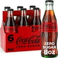 thumbnail image 1 of Coca-Cola Zero Sugar Soda Pop, 8 fl oz Glass Bottles, 6 Pack, 1 of 16