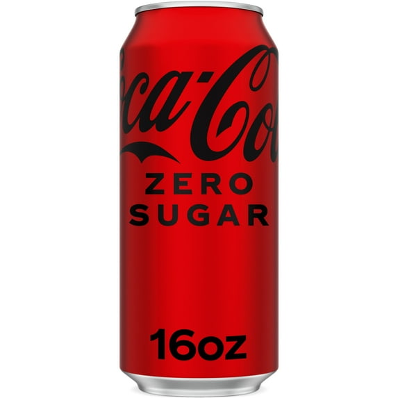 Coca-Cola Zero Sugar Sugar-Free Cola Soda Pop, 16 fl oz Can