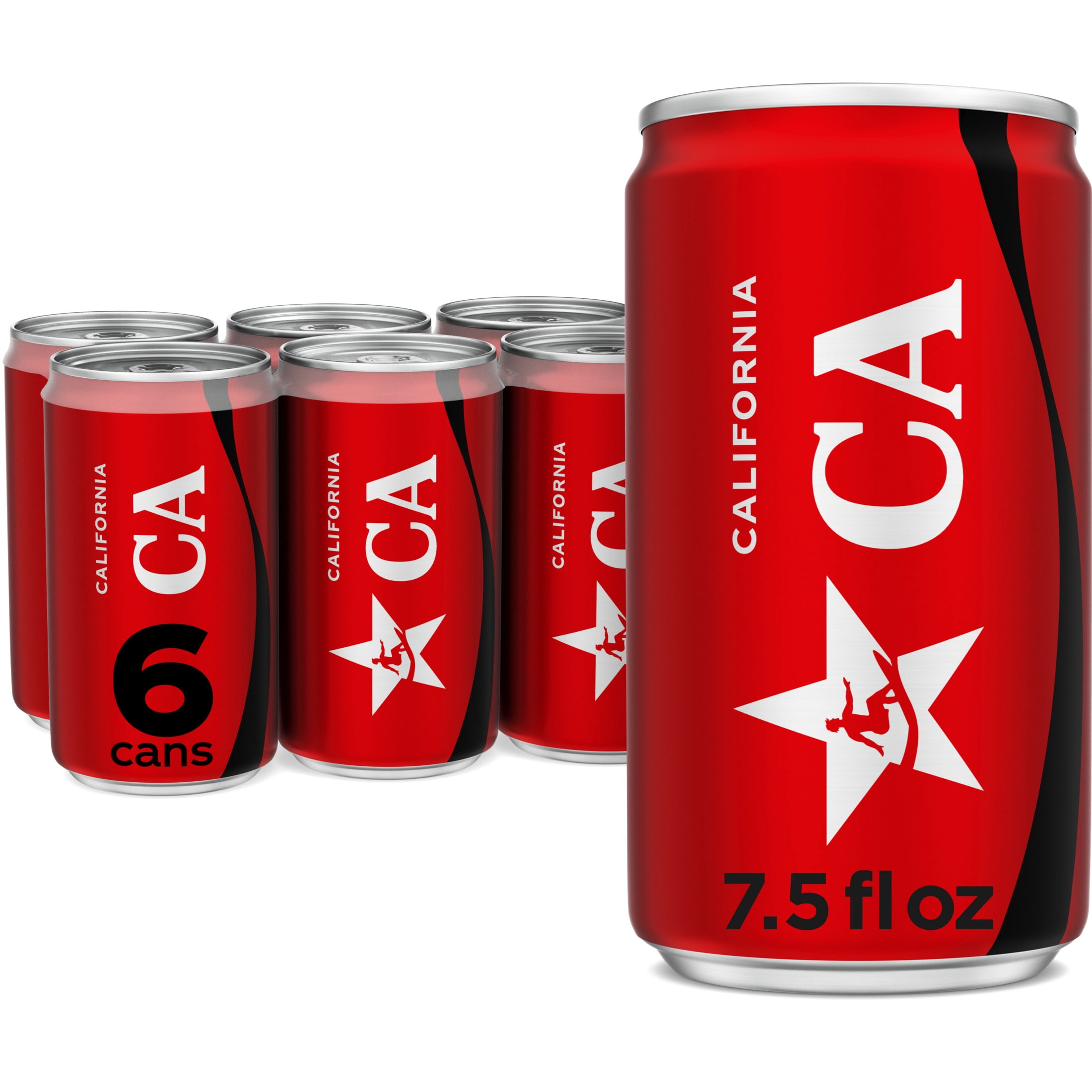 Coca-Cola Zero Sugar 7.5 fl oz Mini Cans 6 Pack Refreshing Soft