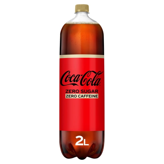Coca-Cola Zero Sugar Zero Caffeine 2L, Imported from Britain