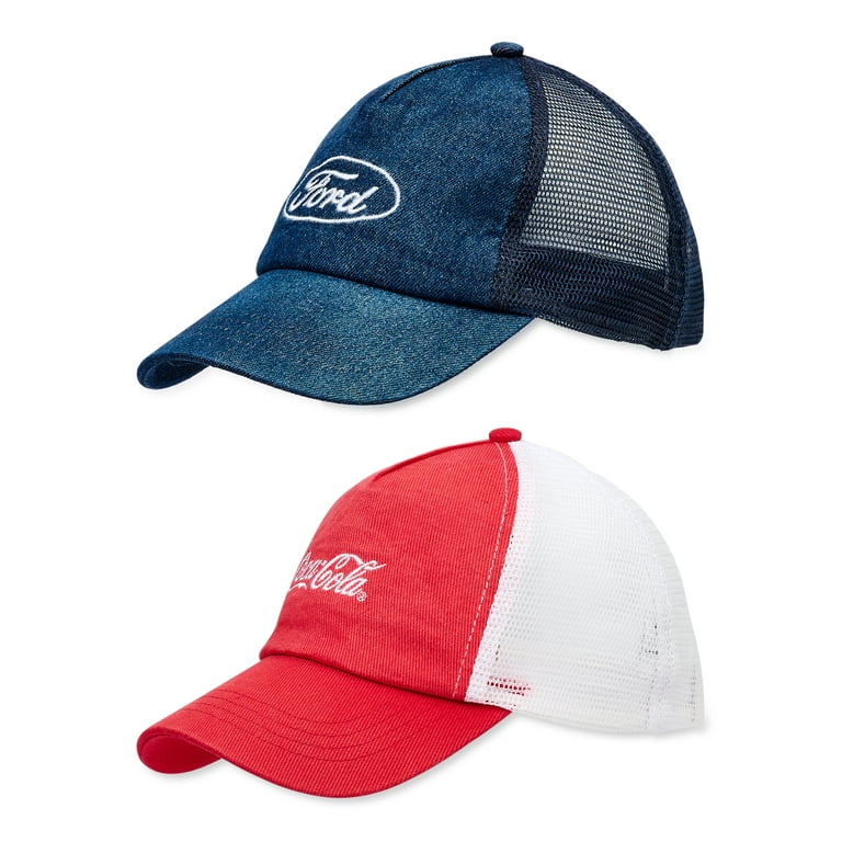 Coca Cola and Ford Women s Trucker Hat 2 Pack Walmart