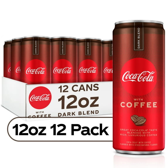 Coca-Cola with Coffee Dark Blend Cans, 12 fl oz, 12 Pack