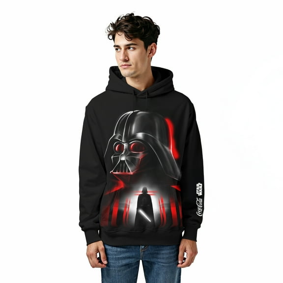 Star Wars x Coca-Cola Hoodie Men's Darth Vader Long Sleeve Sweatshirt