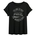 thumbnail image 1 of Coca-cola - Buy The World A Coke - Women's Oversized Graphic T-shirt, 1 of 4