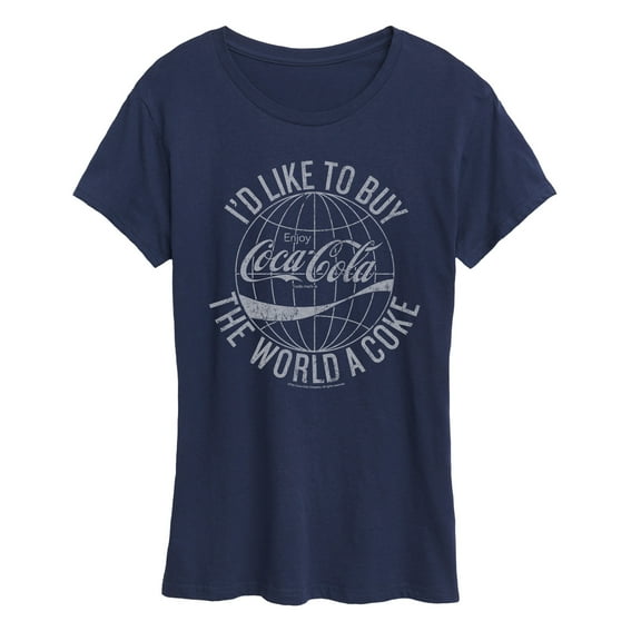 Coca-cola - Buy The World A Coke - Women's Short Sleeve Graphic T-Shirt
