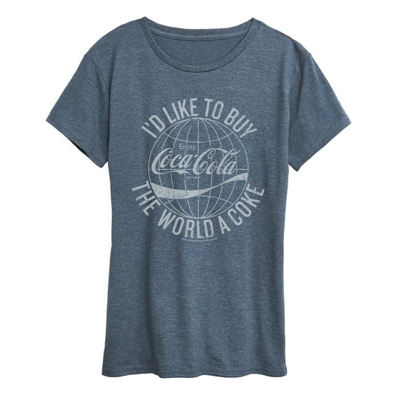 Coca-cola - Buy The World A Coke - Women's Short Sleeve Graphic T-Shirt