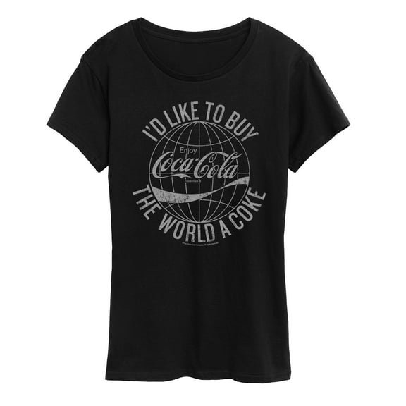 Coca-cola - Buy The World A Coke - Women's Short Sleeve Graphic T-Shirt
