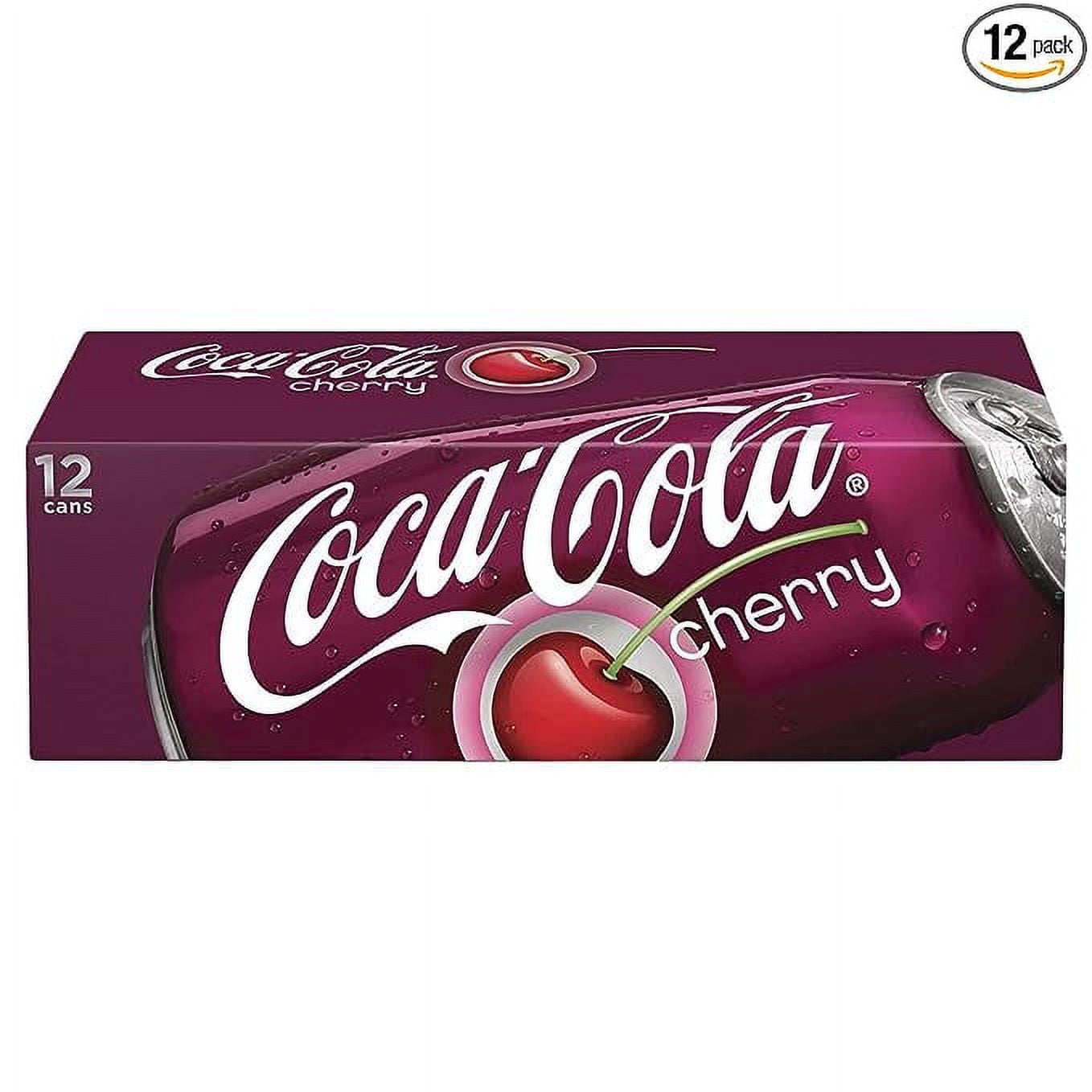Coca-Cola Soda, Cherry, 12 Pack - 12 pack, 12 fl oz cans