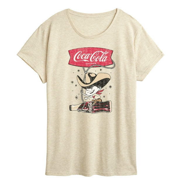Coca-cola - Coca Cola Cowboy - Women's Short Sleeve Graphic T-Shirt