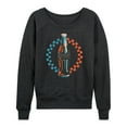 thumbnail image 1 of Coca-cola - Coke Bottle Checks - Women's French Terry Long Sleeve Shirt, 1 of 4