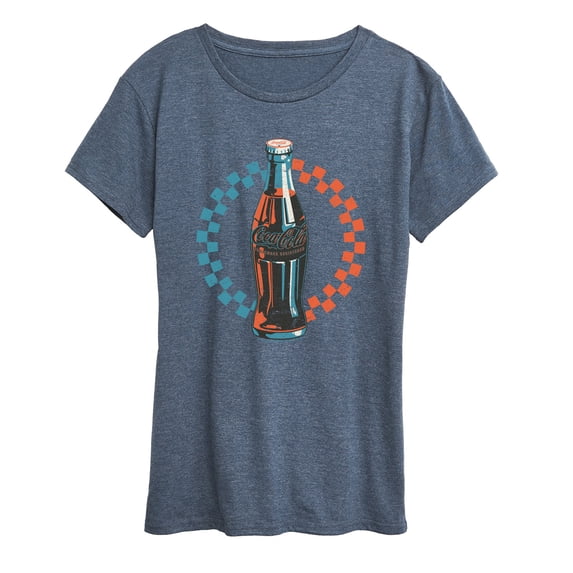 Coca-cola - Coke Bottle Checks - Women's Short Sleeve Graphic T-Shirt