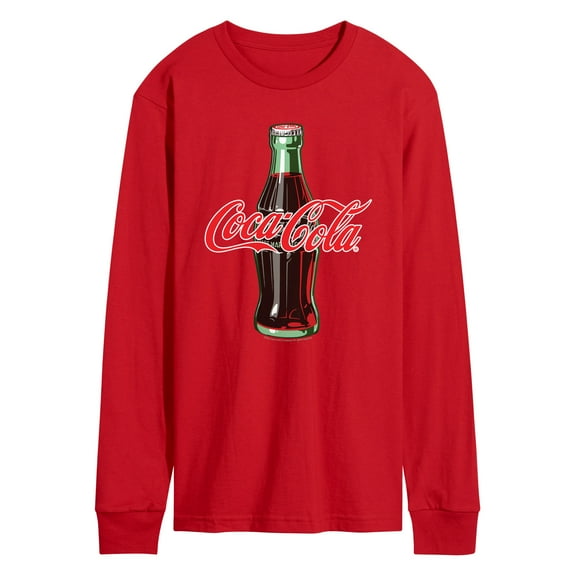 Coca-cola - Coke Bottle Logo - Men's Long Sleeve Graphic T-shirt