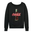 thumbnail image 1 of Coca-cola - Coke Bottle Logo - Women's French Terry Long Sleeve Shirt, 1 of 4