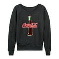 thumbnail image 1 of Coca-cola - Coke Bottle Logo - Women's French Terry Long Sleeve Shirt, 1 of 4