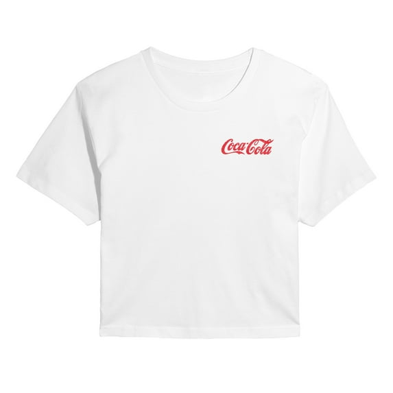 Coca-Cola - Coke Heritage - Juniors Cropped Graphic T-Shirt
