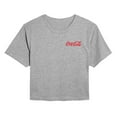 thumbnail image 1 of Coca-Cola - Coke Heritage - Juniors Cropped Graphic T-Shirt, 1 of 4