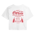 thumbnail image 1 of Coca-Cola - Coke Heritage - Juniors Cropped Graphic T-Shirt, 1 of 4