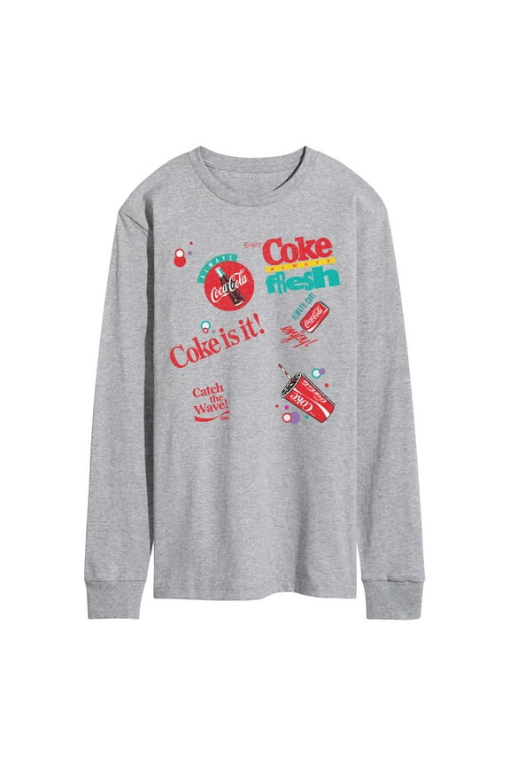- Coke Multi Hit - Men's Long Sleeve Graphic T-shirt
