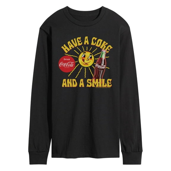 Coca-cola - Have A Coke And A Smile - Men's Long Sleeve Graphic T-shirt