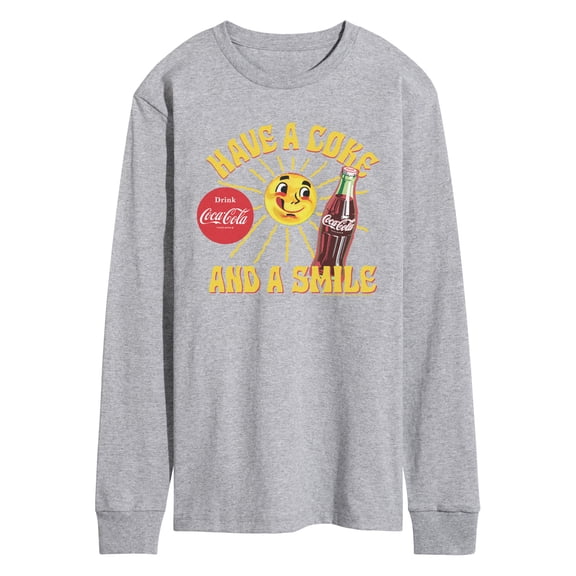 Coca-cola - Have A Coke And A Smile - Men's Long Sleeve Graphic T-shirt