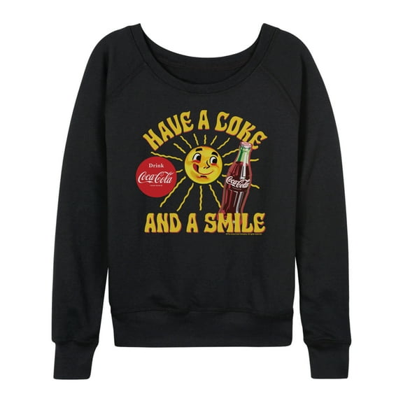 Coca-cola - Have A Coke And A Smile - Women's French Terry Long Sleeve Shirt