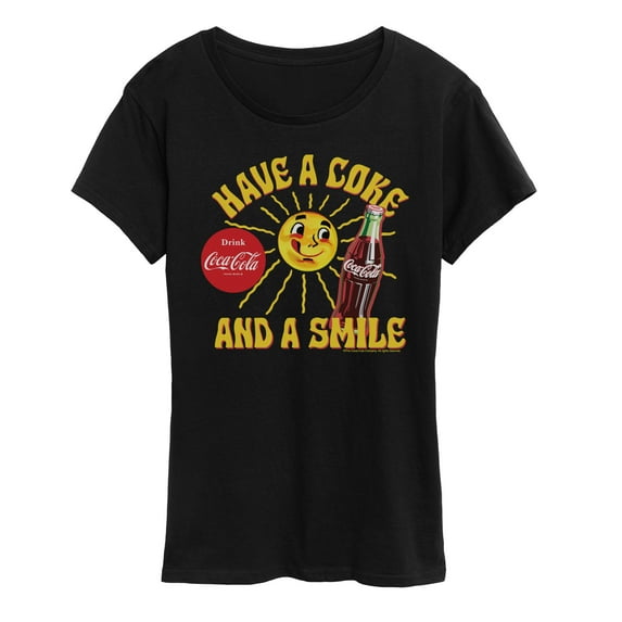 Coca-cola - Have A Coke And A Smile - Women's Short Sleeve Graphic T-Shirt