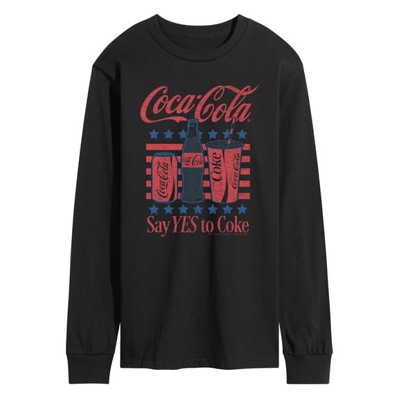 Coca-cola - Say Yes To Coke - Men's Long Sleeve Graphic T-shirt