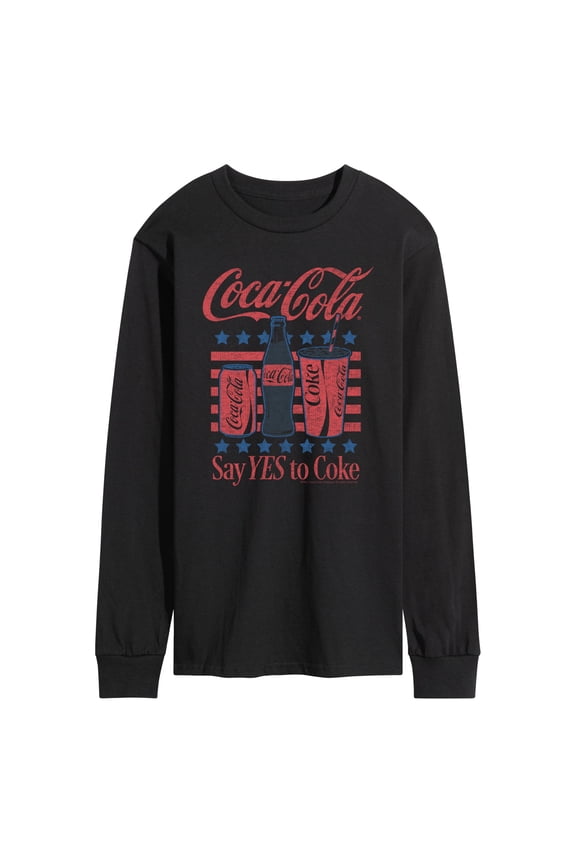 - Say Yes To Coke - Men's Long Sleeve Graphic T-shirt