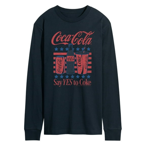 Coca-cola - Say Yes To Coke - Men's Long Sleeve Graphic T-shirt