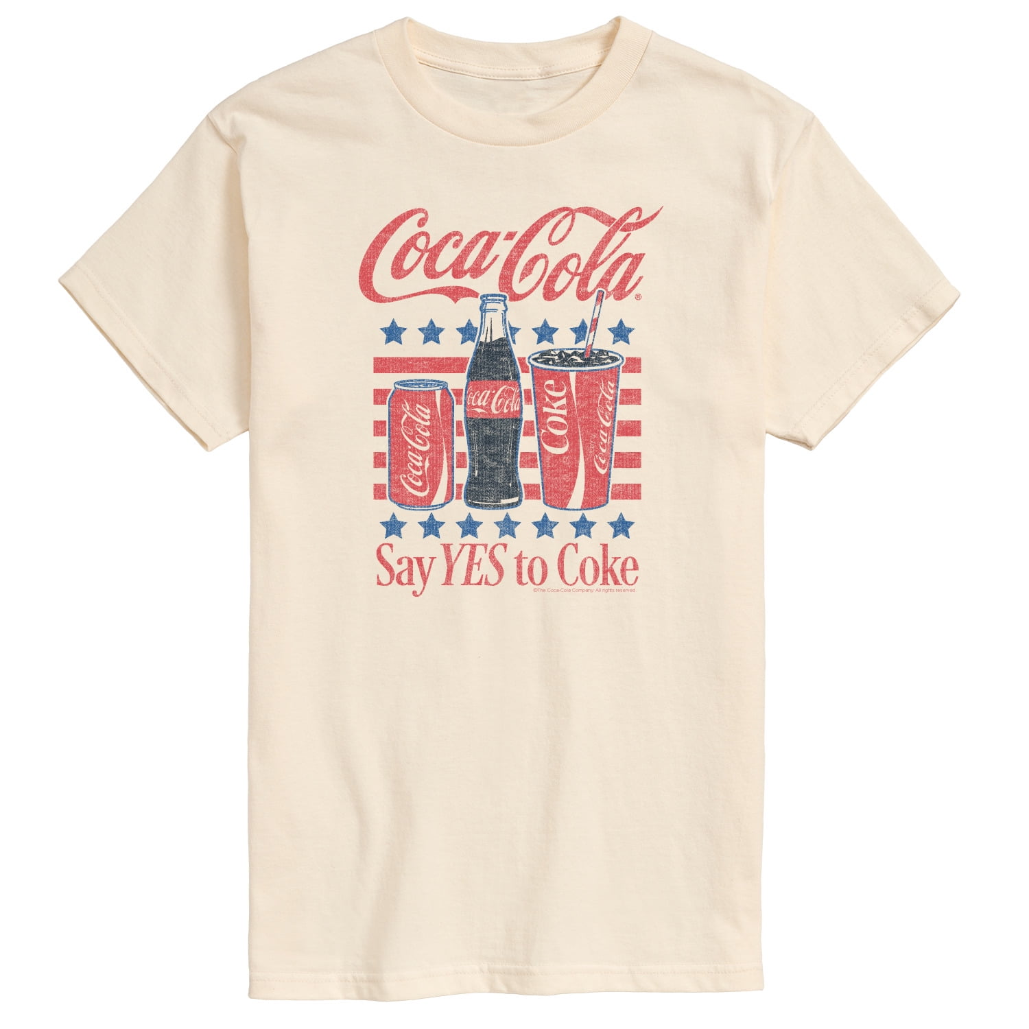 Coca-cola - Say Yes To Coke - Men's Short Sleeve Graphic T-shirt ...
