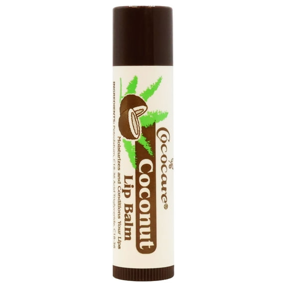 Cocacare Coconut Lip Balm 0.15 Oz., Pack of 12