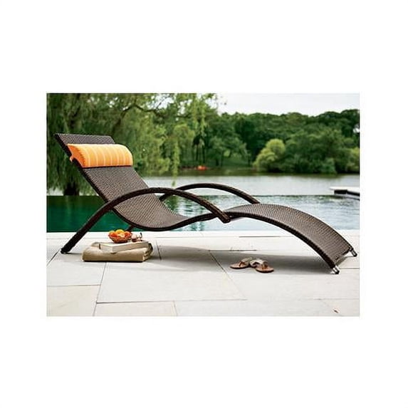 Cocam Intl Enterprises HPGF86879 All-Weather Lounger, Brown