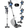 thumbnail image 1 of Cocbny Cordless Vacuum Cleaner, 28Kpa 8 in 1 Lightweight Stick Vacuum for Carpet Floor Pet Hair A27, Blue, 1 of 8